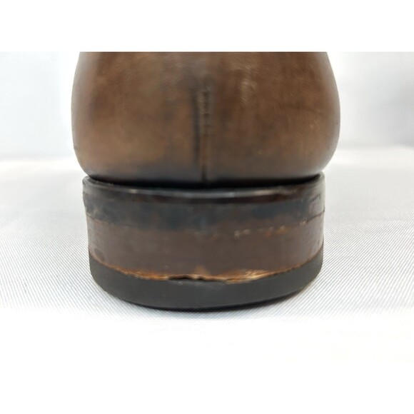 To Boot New York Lace Up Mens 9.5 Brown Leather Cap Toe Dress Shoes Adam Derrick - Picture 6 of 12